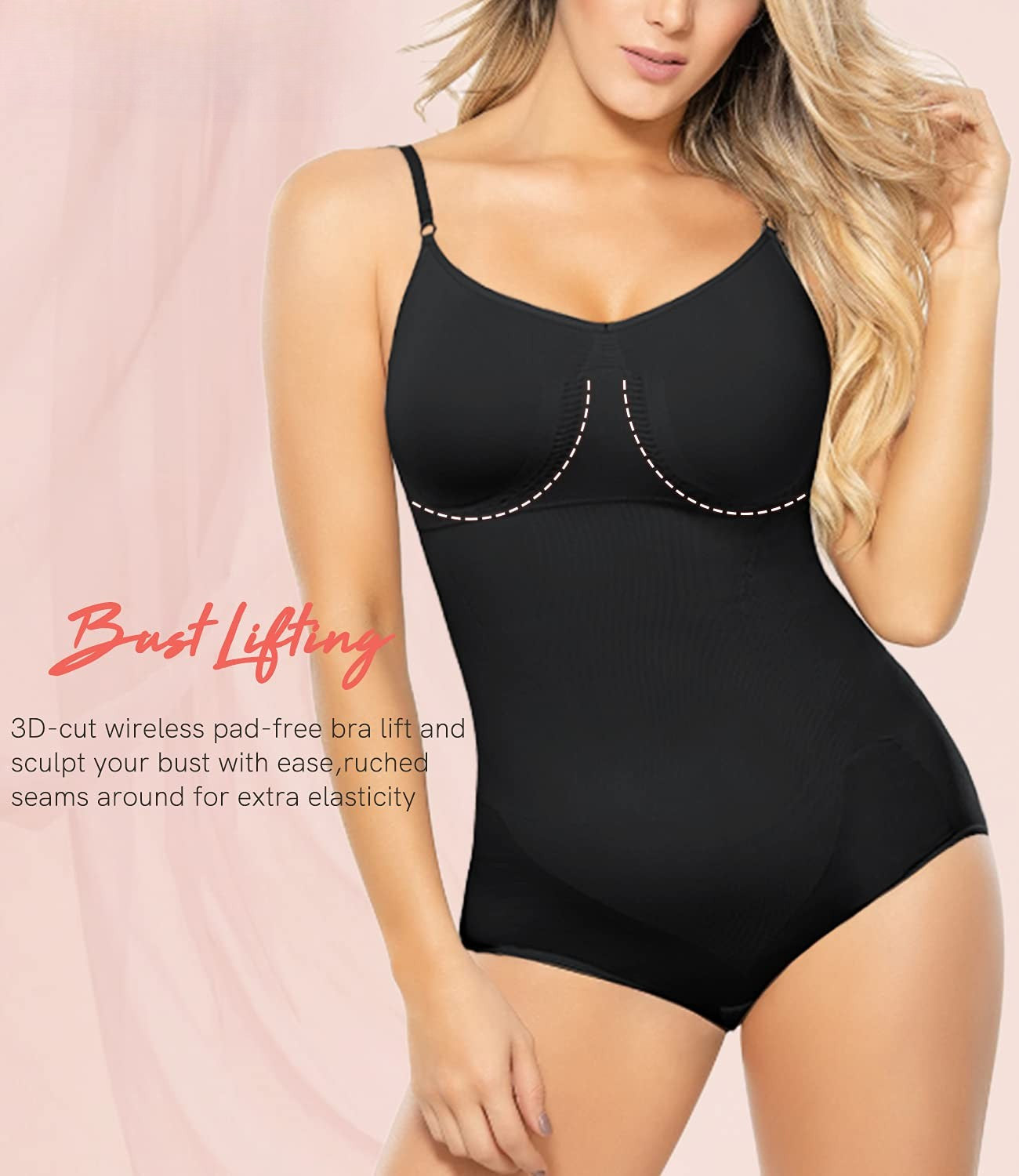 CurveLuxe Seamless Sculpt Bodysuit