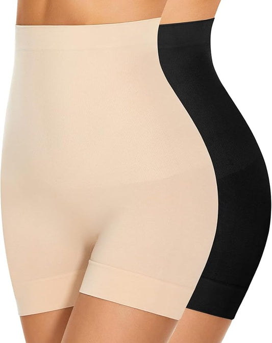 SheFeel CurveControl™ High-Waist Shapewear Shorts