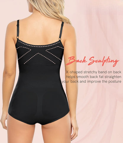 CurveLuxe Seamless Sculpt Bodysuit
